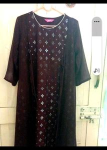 Party Wear Attached Coat Kurta Or Frock