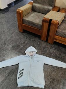 Adidas Light Blue Hoodie