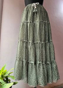Tiered Maxi Skirt