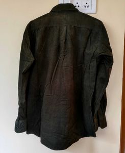 Exclusive Unisex Olive Green Corduroy Shirt 💚