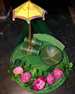 Mehndi Decoration Plate