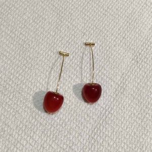 Cute Cherry Drop Earrings 🍒