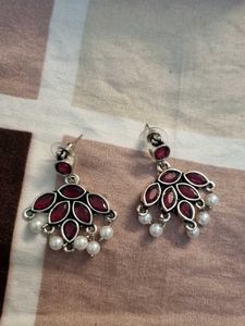 Rani Color Stone Studded Drop Earings