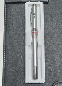 Silver Laser Pointer Ball Pen