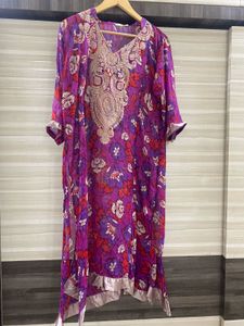 Floral Purple Kurta