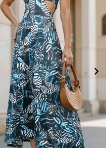 Stylish Printed Maxi Dress