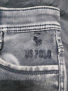 Stylish Grey Denim Jeans