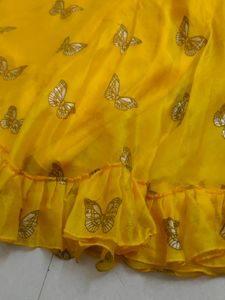 Yellow Butterfly Dress