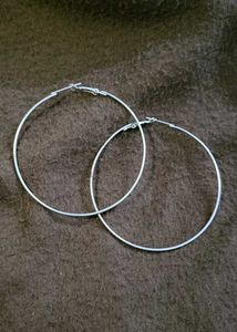 Silver Hoop Earrings Combo