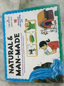 Ages 4 &amp; UP Puzzles Natural Man-Made
