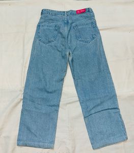 Light Wash Wide Leg Jeans