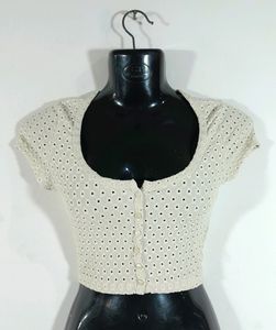 H&M Beige Crop Top