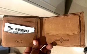 Brand New Genuine Leather Wallet With Tag
