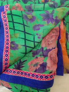 82)New Double Shaded Saree