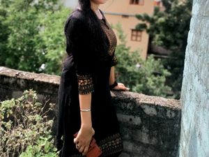 black kurti 🖤