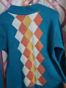 Argyle Pattern Sweater