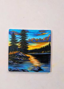 Mini Original Landscape Painting