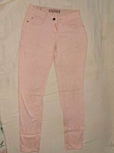 Pink Patterned Jeans
