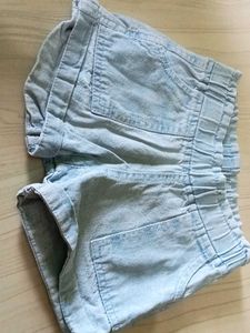 Cute Light Blue Denim Shorts