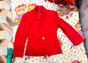 Red ❤️Colour Blazer &amp; Green High neck For Winters