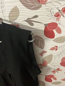 Sleeveless Black Top