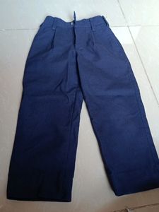 Kids Navy Blue School Pant