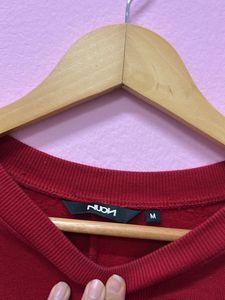 Red Graphic Sweatshirt