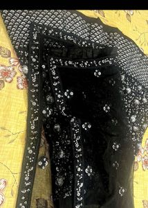 Black,Silver Sequins Lehenga Choli &amp; Dupatta