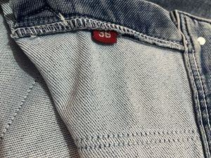 Blue Denim Cargo Pants