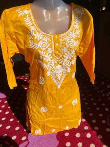 Blue Embroidered Kurta