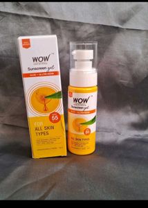 WOW Sunscreen Gel SPF 55