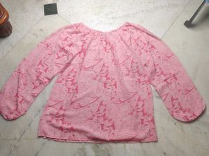 Van Heusen Pink Floral Print Top