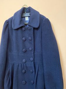 Navy Blue Overcoat