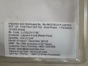 Lapcare II Notebook Cable Key Lock