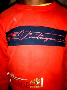 Vintage Red Pullover