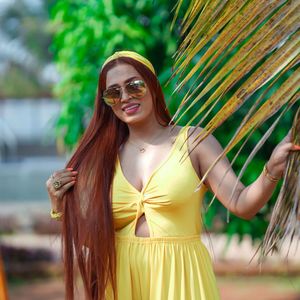 Yellow Cutout Jumpsuit