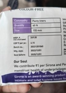 Panty Liners Pack Of 60