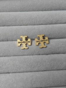 Tory Burch Logo Stud Inspired Earrings