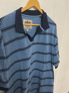 Striped Blue Polo T-Shirt