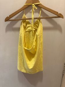 Beautiful Yellow Halter Top