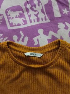 Cute Mustard Color Top