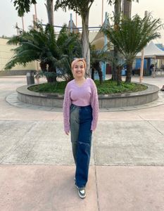 Stylish Two-Tone Jeans