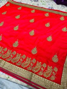 Beautiful Heavy Work Saree 🌺