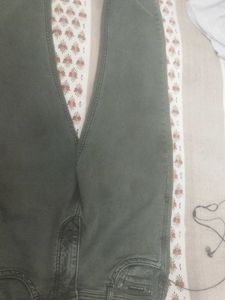 Stylish Olive Green Jeans