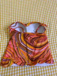 Funky Patterned Bikini Padded Top Bust 34