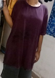 Purple T-shirt 👕 💜 In Just 80 Rupees