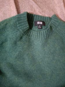 Green Wool Blend Sweater