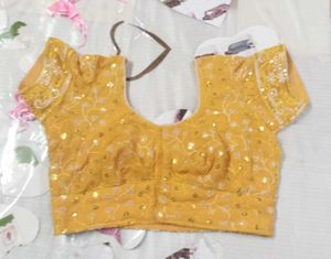 Very Beautiful Haldi Ceremony Blouse