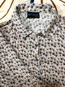 Floral Print Button-Down Shirt