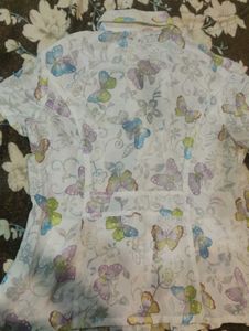 Korean style white shirt
